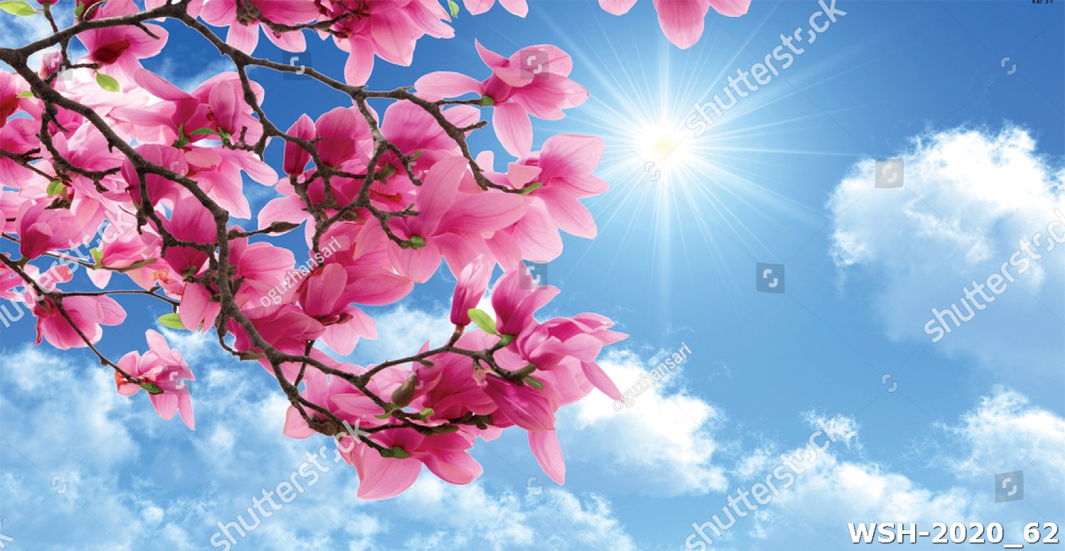 Dán trần hình hoa lá WSH-2020_62